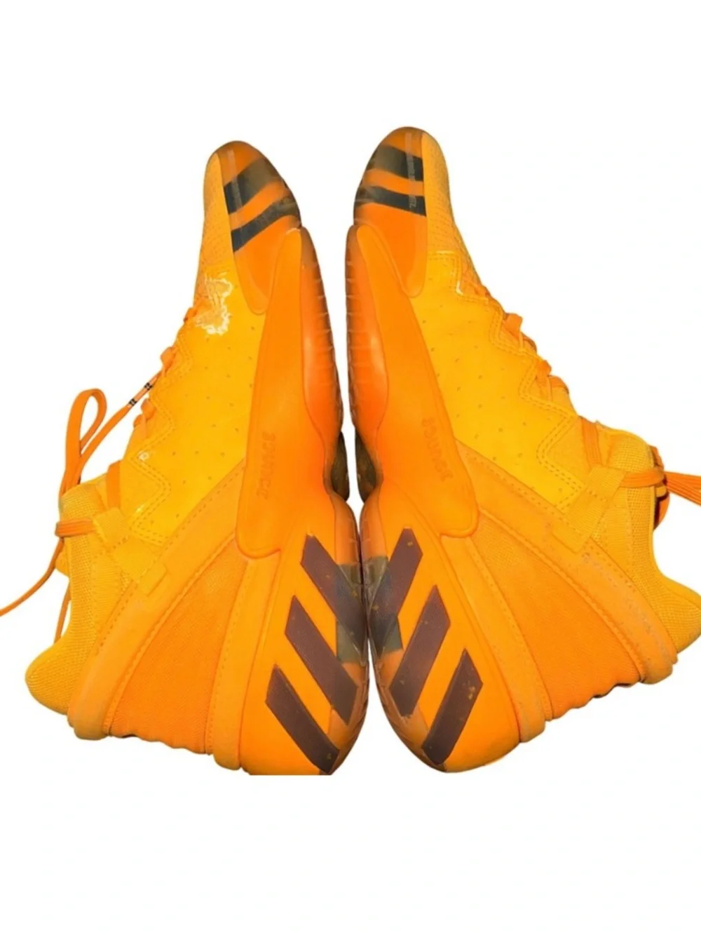 Crayola Adidas Orange High-Top Sneakers